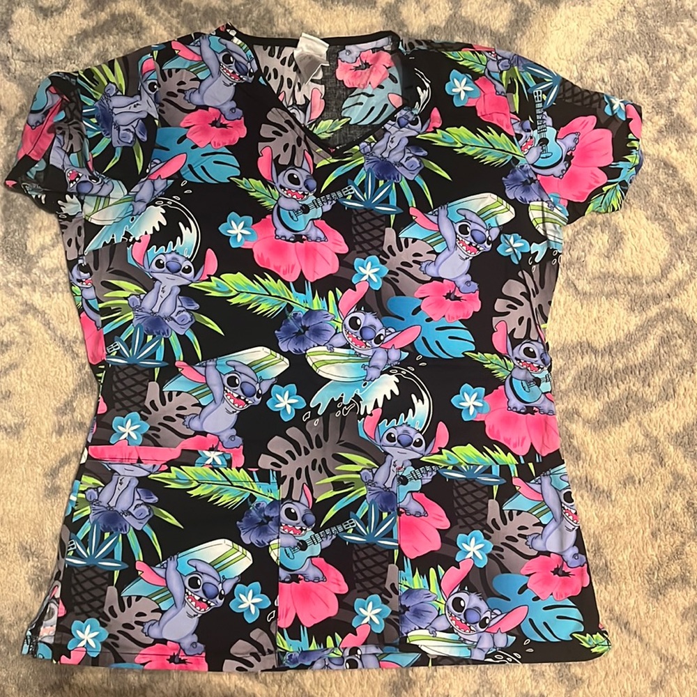 Disney Stitch Tooniform Scrub Top